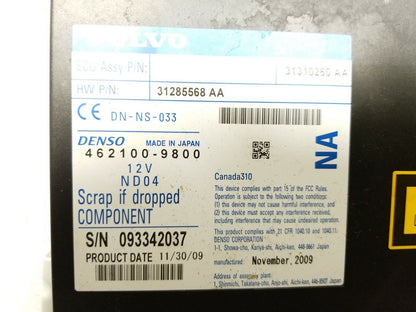 2010 Volvo XC60 Dvd Navigation Control Module OEM