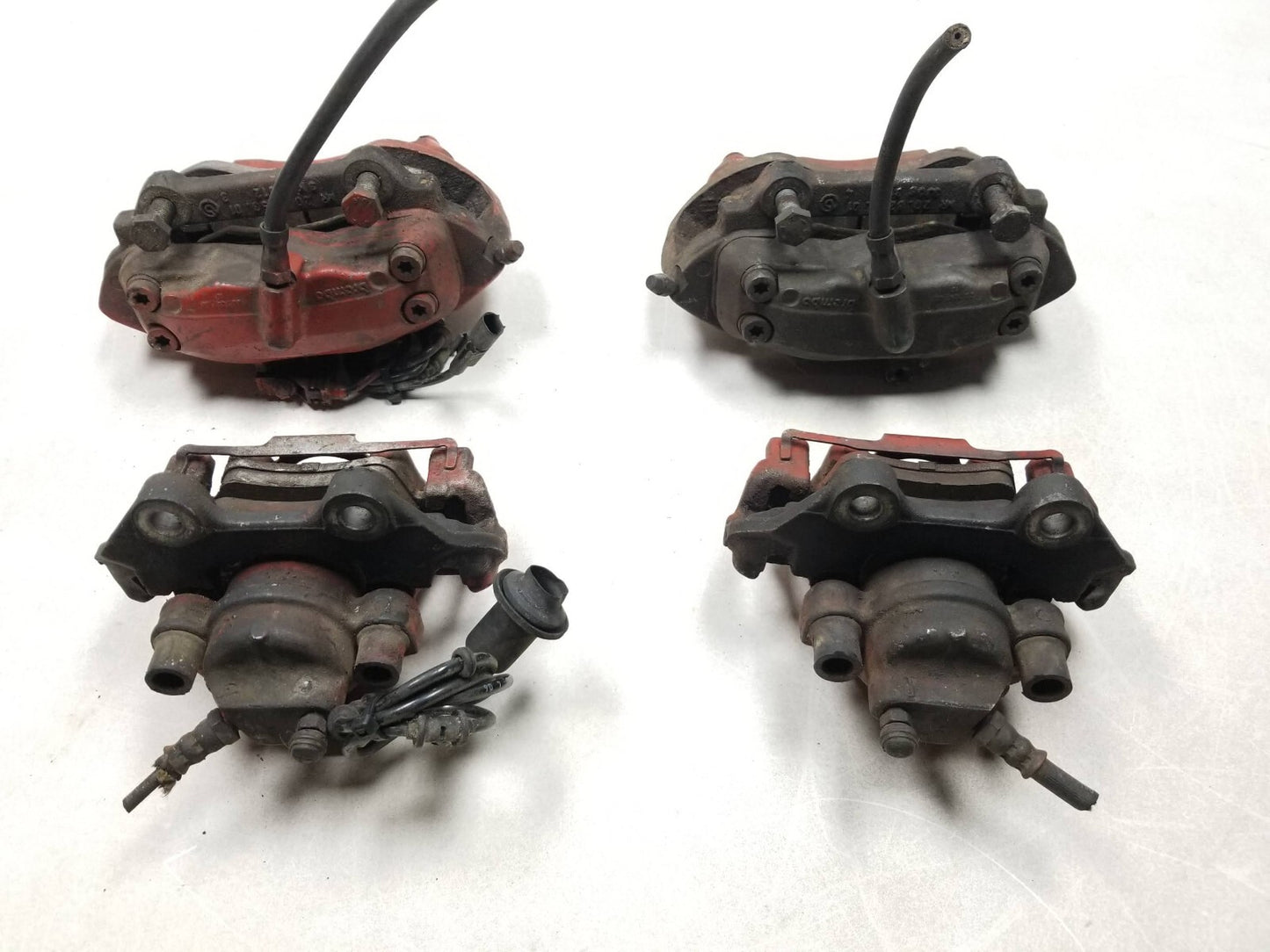 2004 Mercedes CL500 Brake Caliper Front & Rear 4pcs OEM