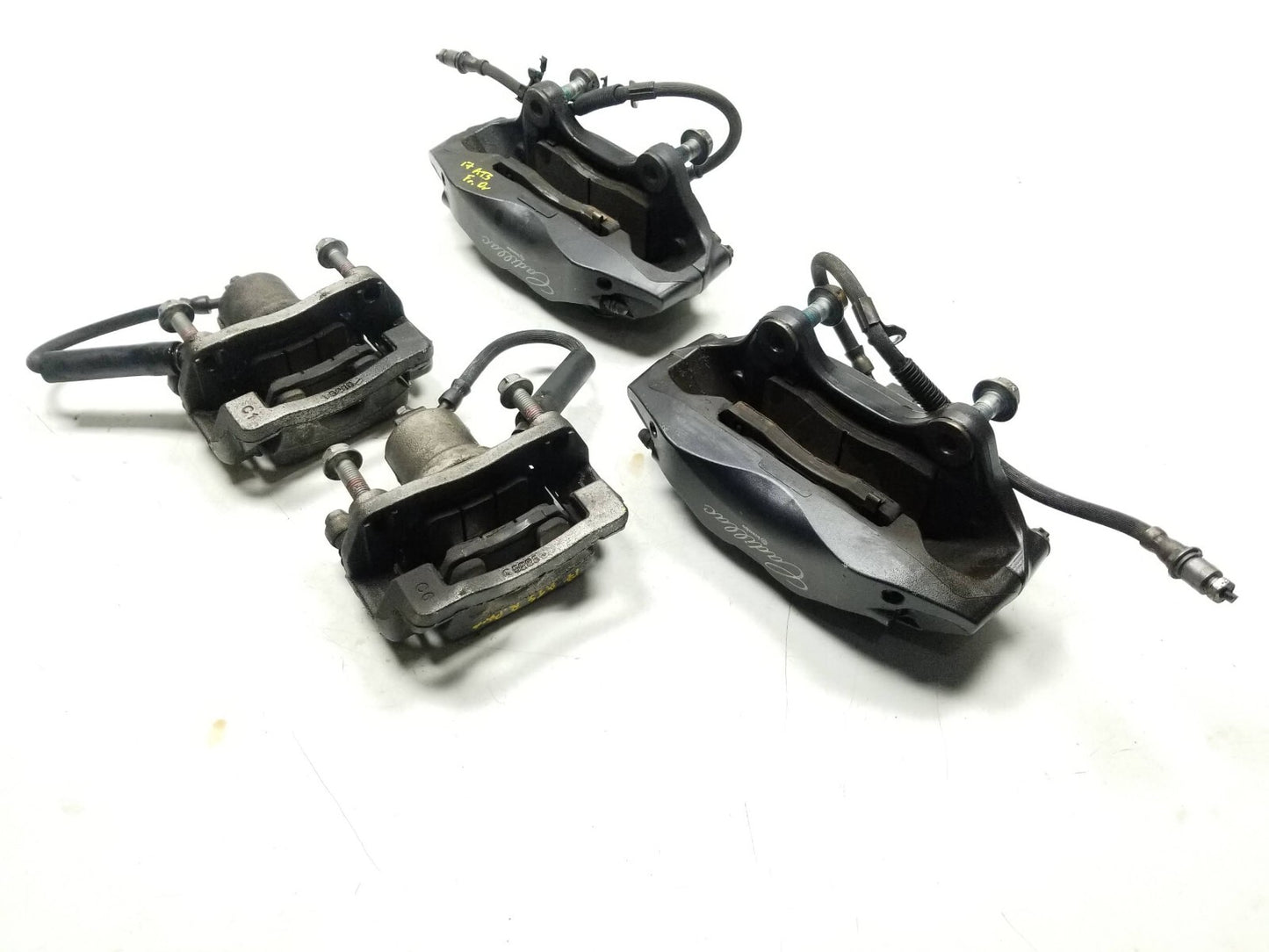 2017 Cadillac Ats Sedan Brake Caliper Brembo Front & Rear 4 Pcs OEM