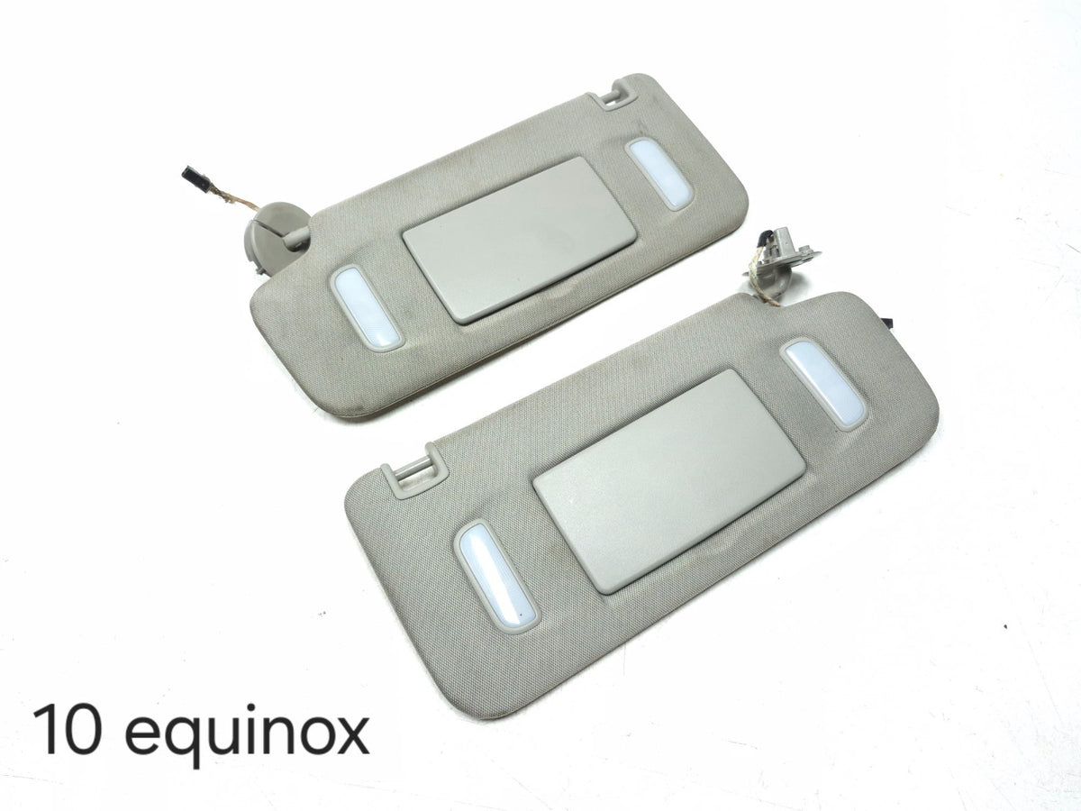 2010 Chevrolet Equinox Sun Visor Left & Right OEM
