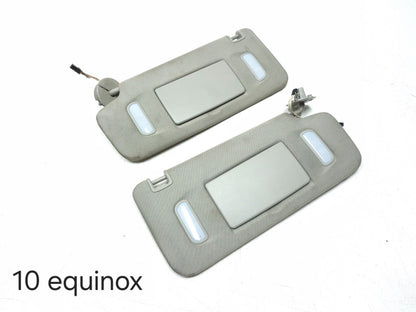 2010 Chevrolet Equinox Sun Visor Left & Right OEM