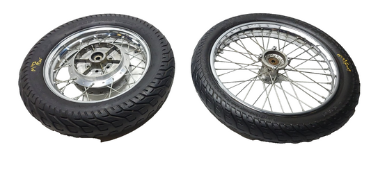 2001 Suzuki Sawage Ls650p Rear & Front Wheel & Tire Pair OEM