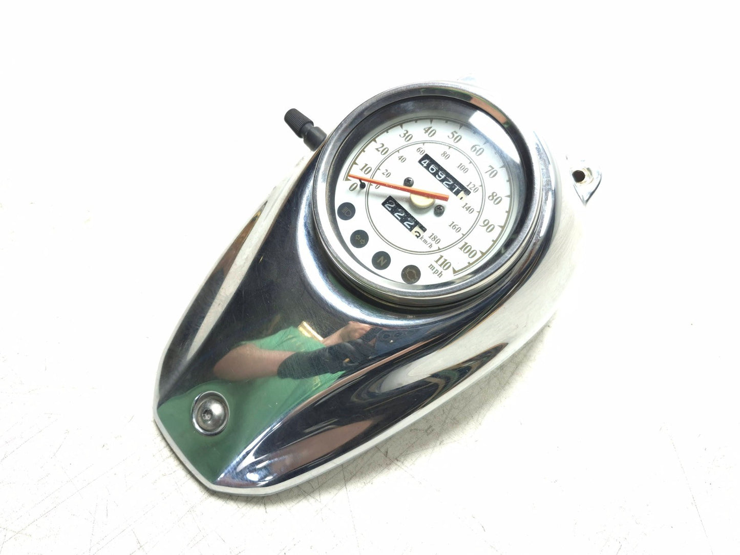 1999 Yamaha V Star Xvs650 Classic Speedometer Gauge Meter & Cover OEM