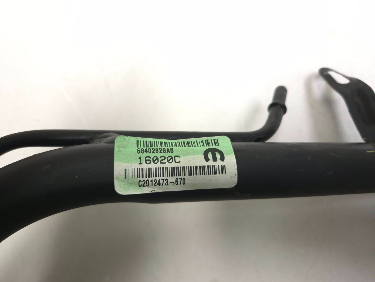 2020 Dodge Challenger Fuel Tank Filler Neck Hose Pipe OEM