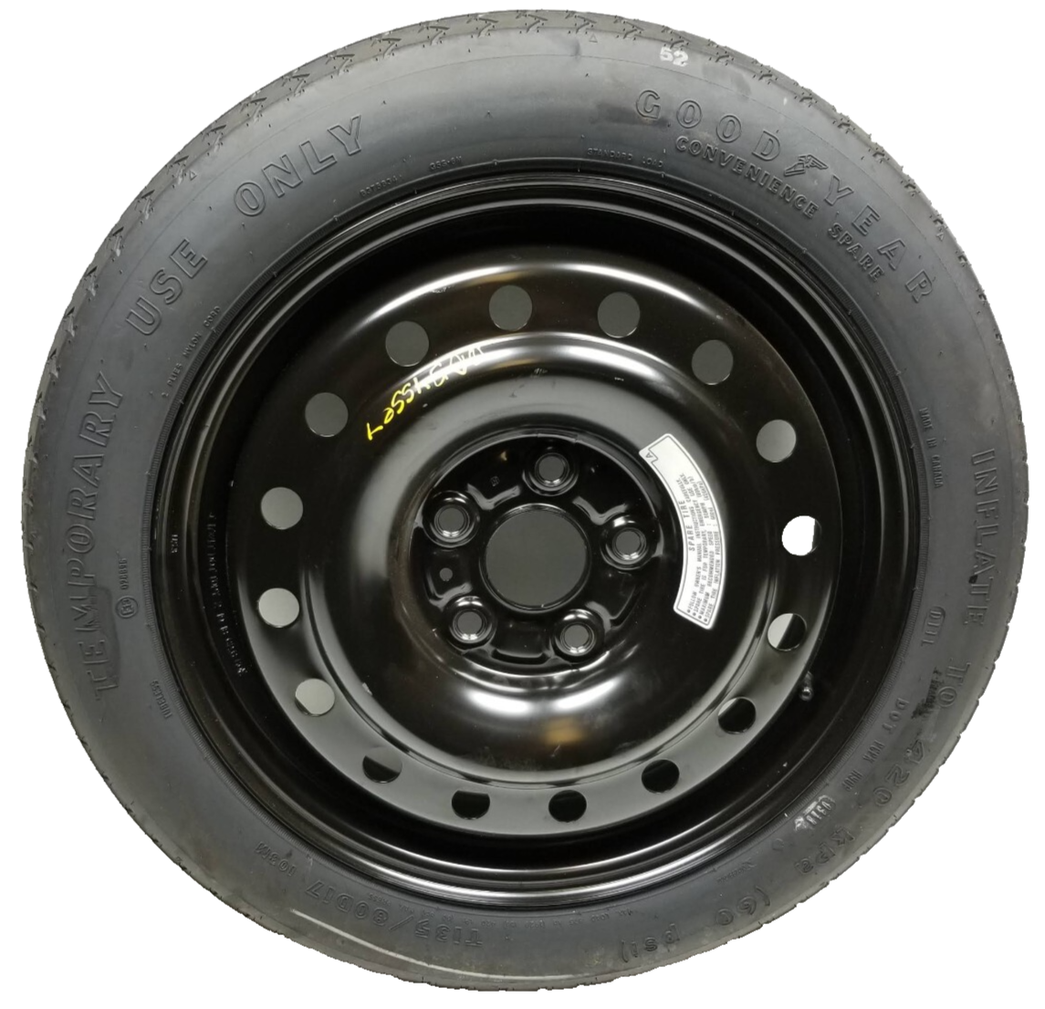 2018 Honda Odyssey Spare Tire T135/80d17 OEM