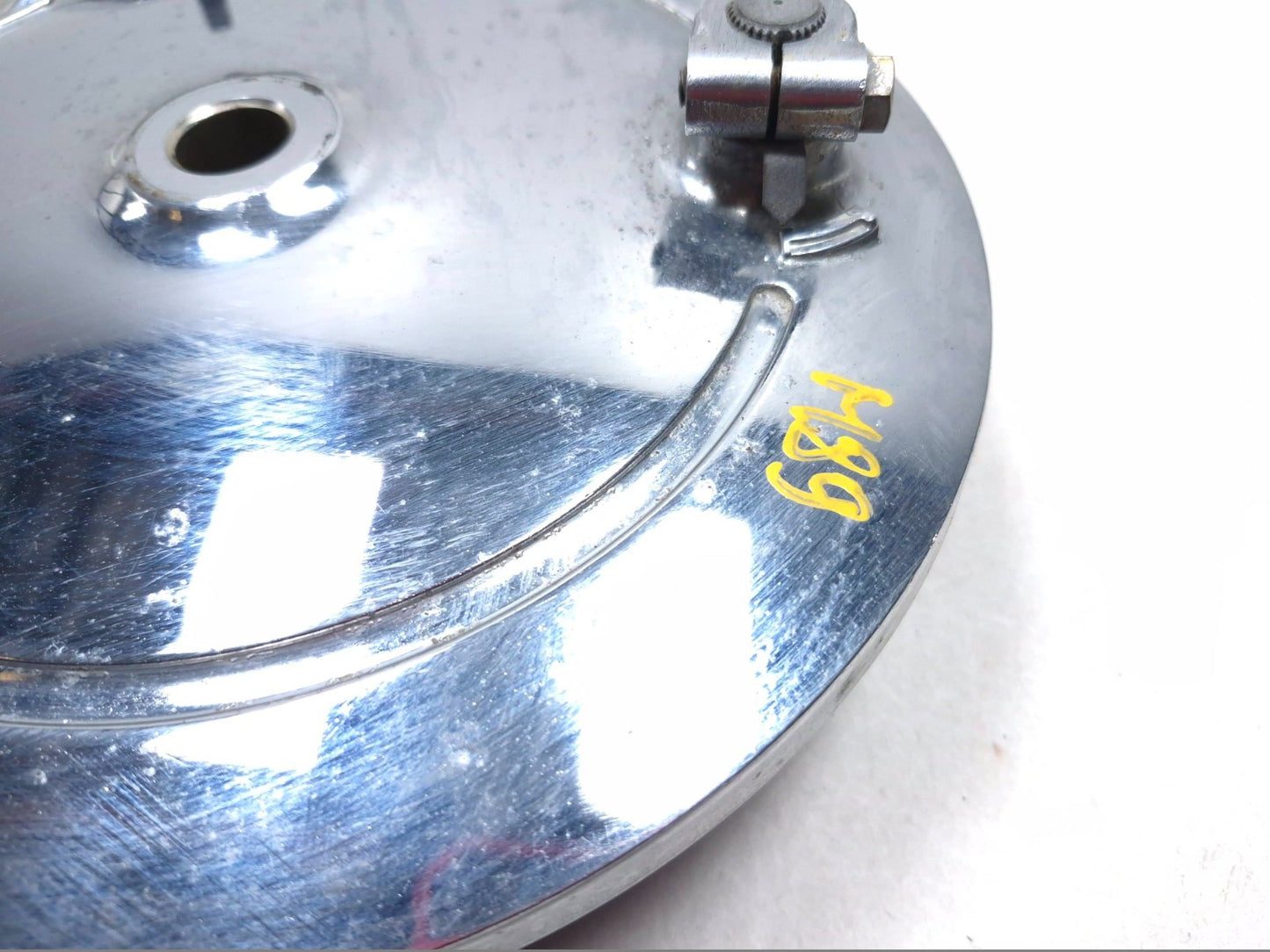 1996 Yamaha Virago Xv750 Rear Chrome Brake Drum Assembly OEM