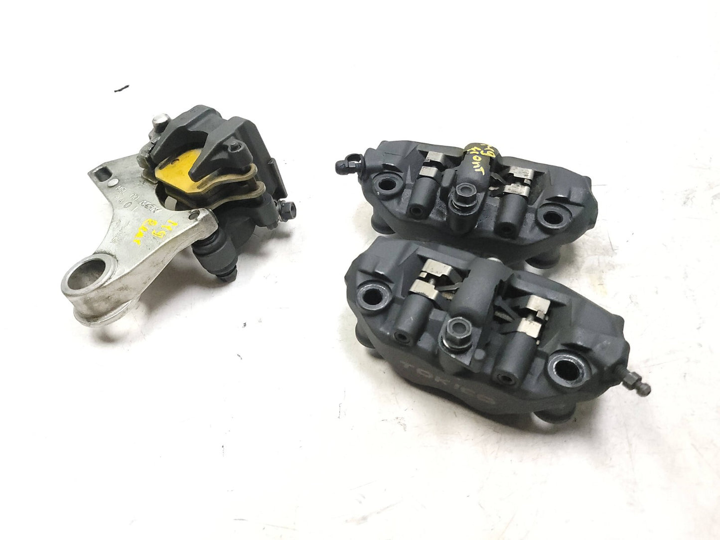 04 05 Honda Cbr 1000rr Brake Caliper Front & Rear 3pcs OEM 12k Miles