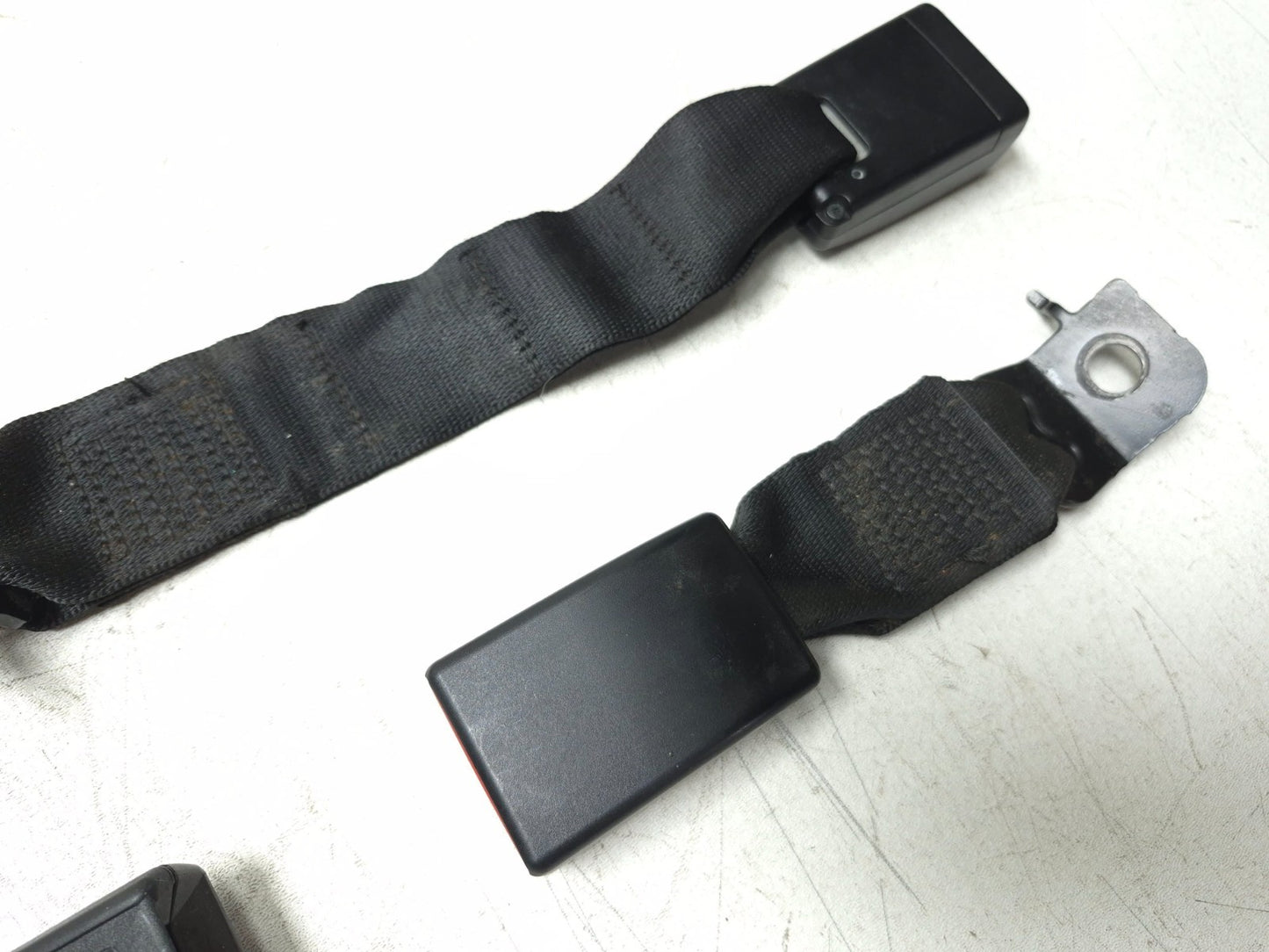 2013 BMW 328i F30 Rear Seat Belt Buckle 3 Pcs OEM