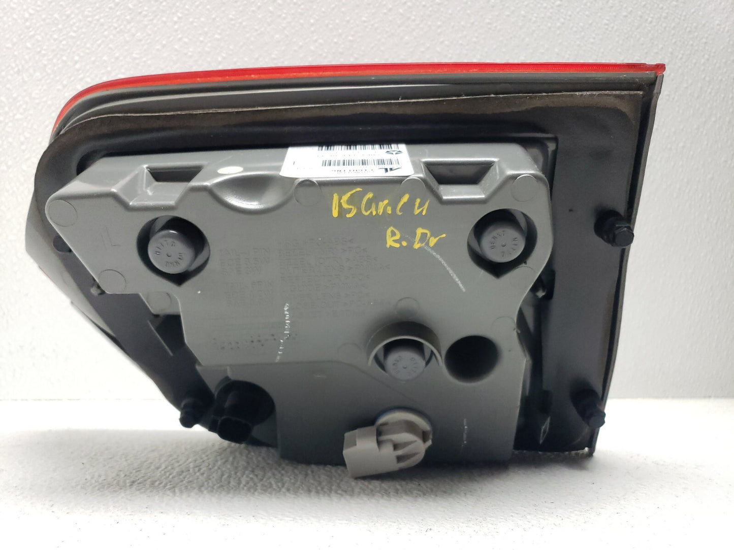 2015 Jeep Grand Cherokee Rear Driver Left Inner Tail Light OEM