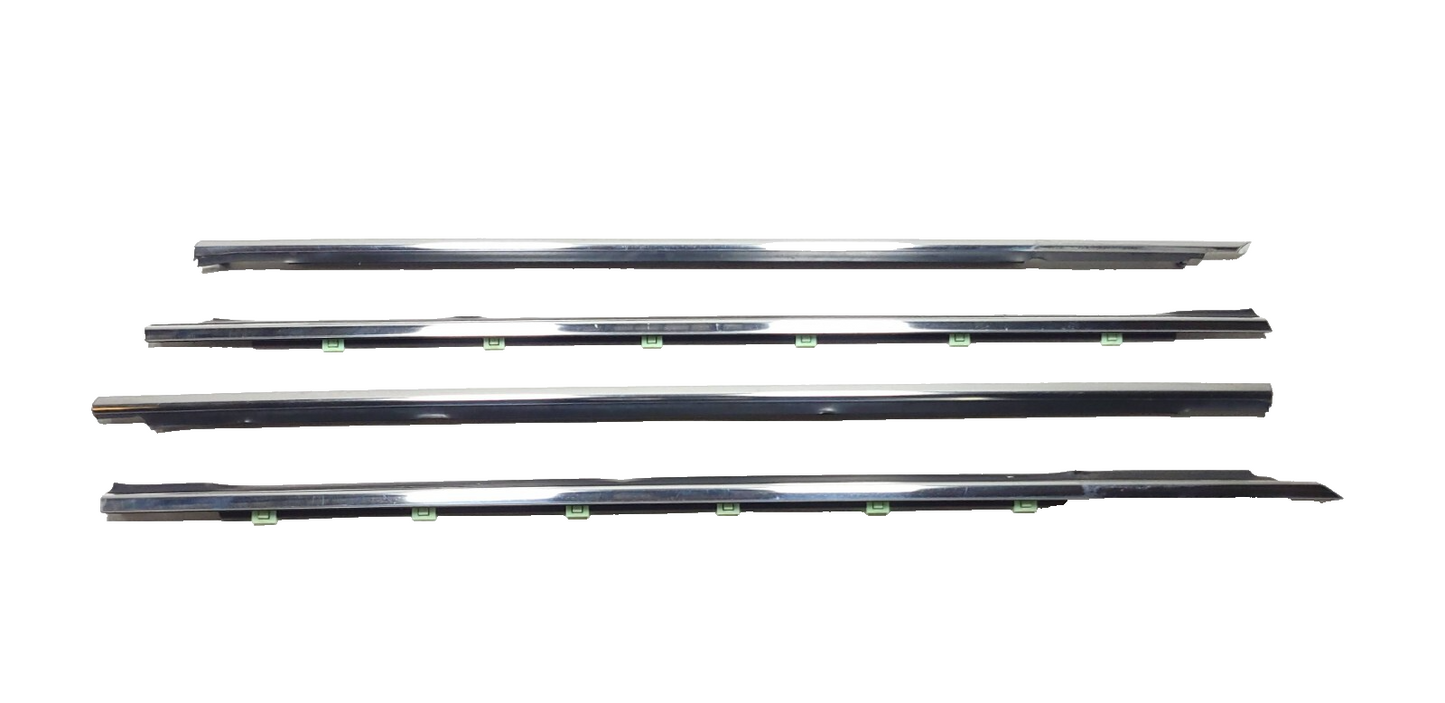 09-12 Hyundai Genesis Door Window Belt Seal Molding 4pcs OEM Sedan