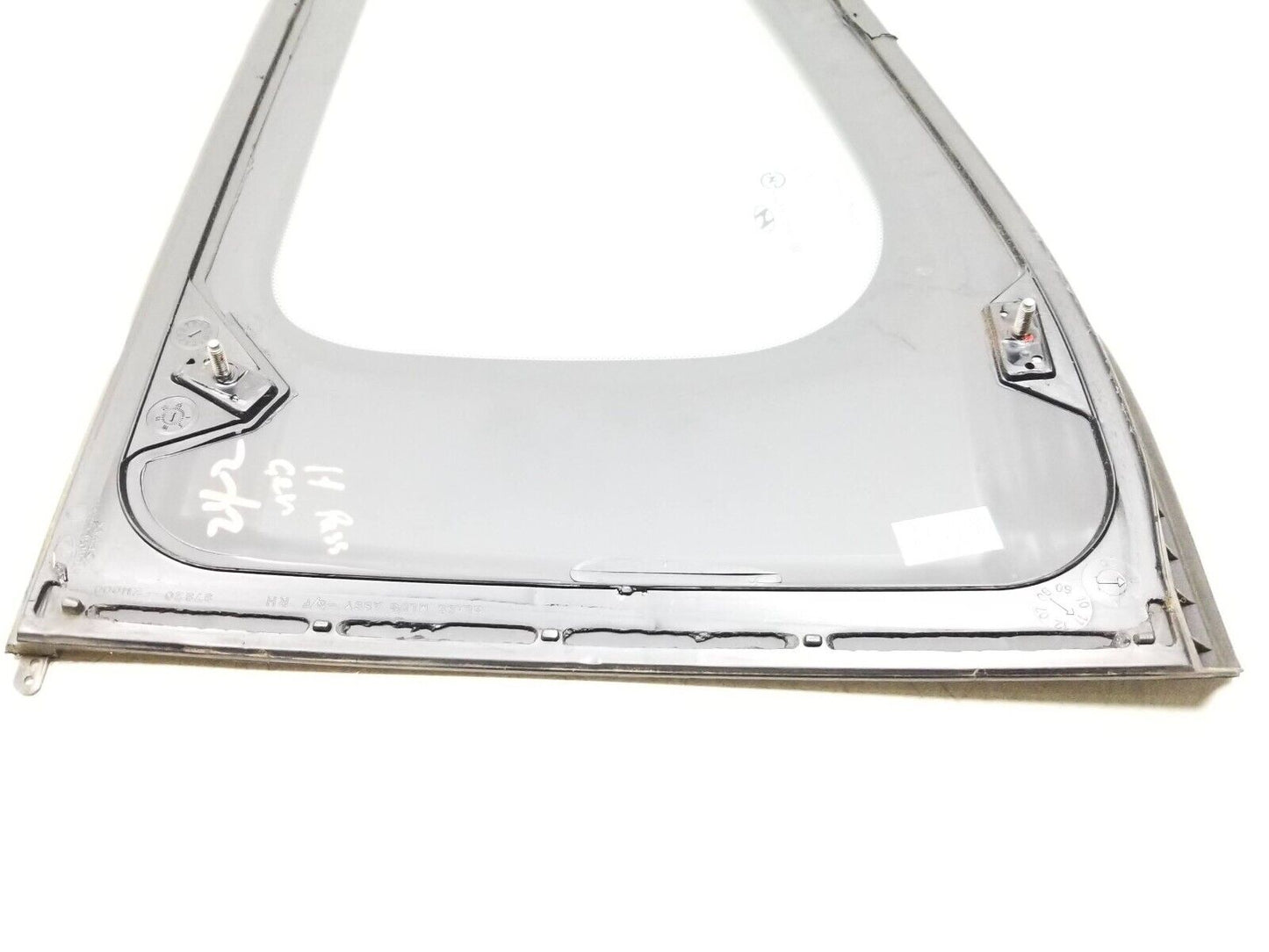 2009-2016 Hyundai Genesis Coupe Rear Quarter Window Glass Passenger Side Rh OEM