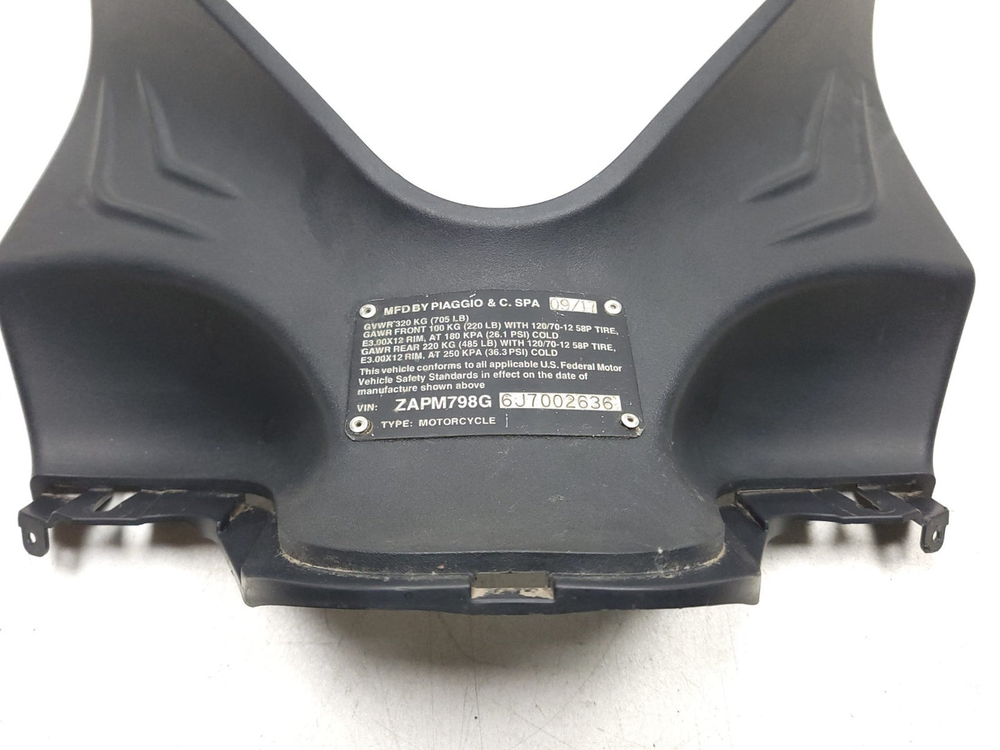 2017 Piaggio Fly Foot Floor Board 4 Pcs OEM