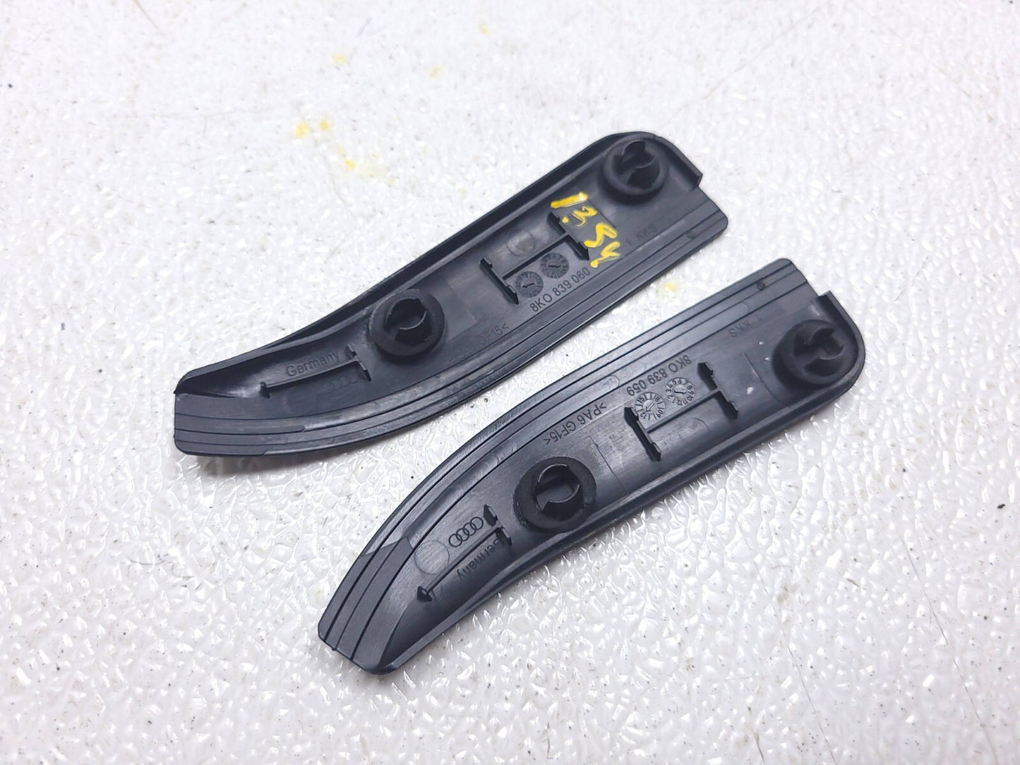 13 14 15 16 Audi A4 S4 Rear Door Seal Bracket Left & Right Pair OEM