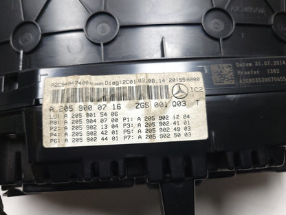 2015 Mercedes C300 W205 Speedometer Instrument Cluster Gauge OEM