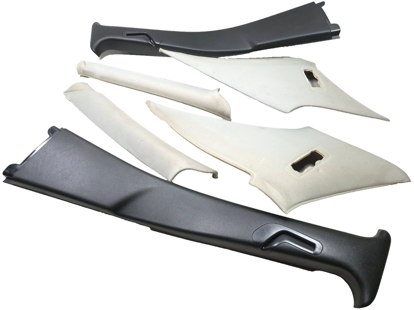 2007 Saab 9-5 Aero A-pillar & B-pillar & C-pillar Molding Trim Kit OEM