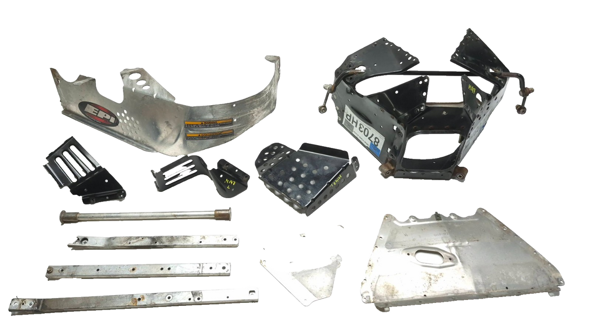 2014 Arctic Cat Zr 6000 Upper Frame Structure Chassis Belly Pan Skid Plate Kit