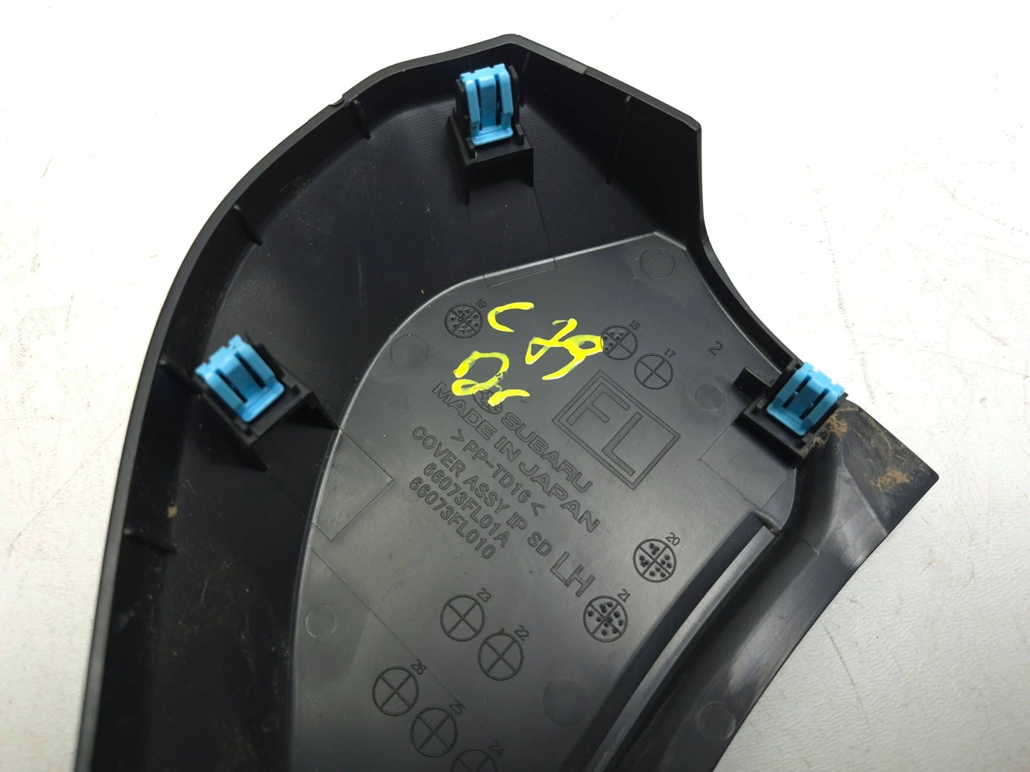 2022 Subaru Crosstrek Dashboard Trim End Cap Left & Right Pair OEM