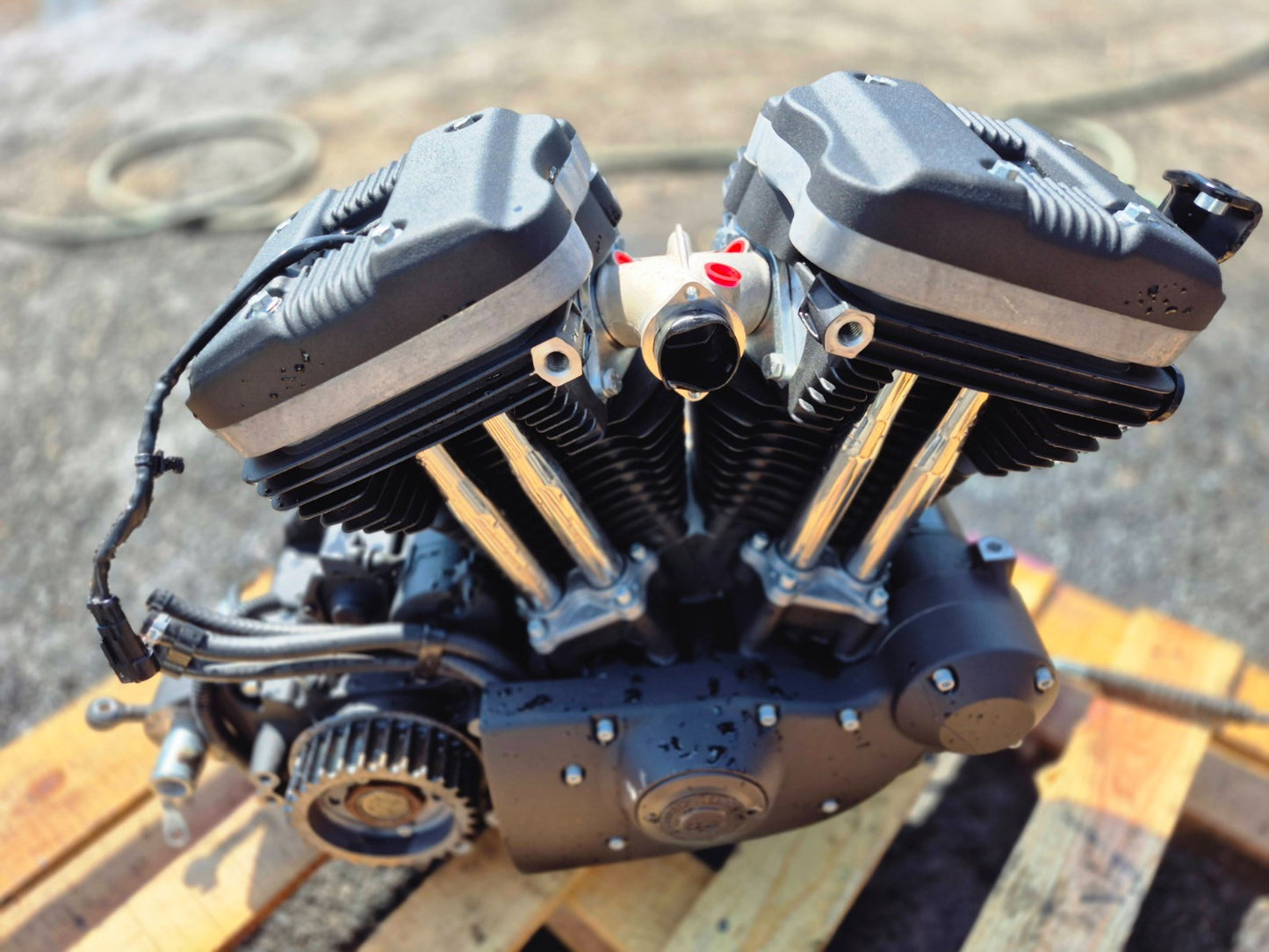 2021 Harley Sportster Xl1883 Engine Motor ** Left Case Damage **
