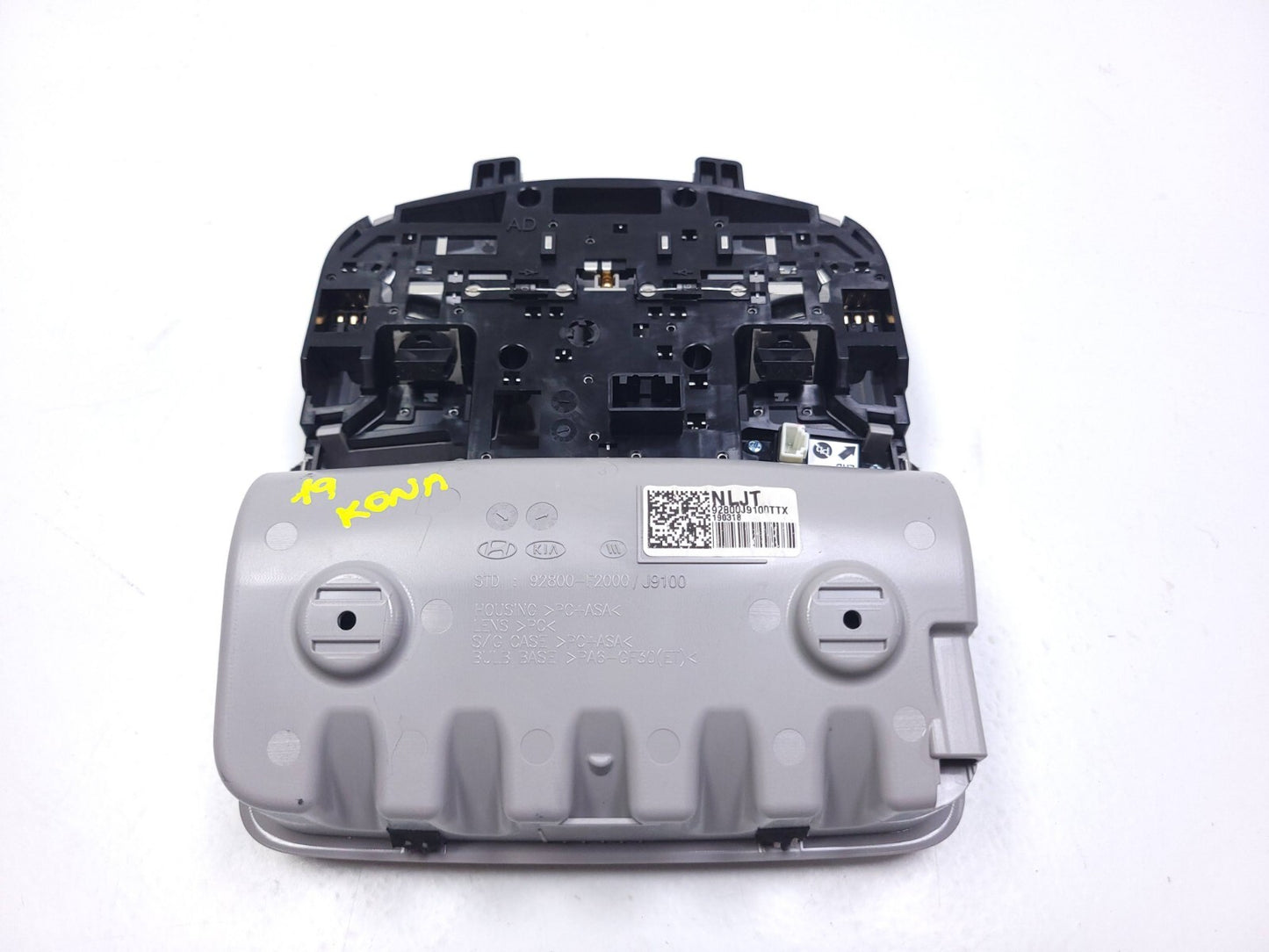 2019 Hyundai Kona Overhead Console Dome Light OEM