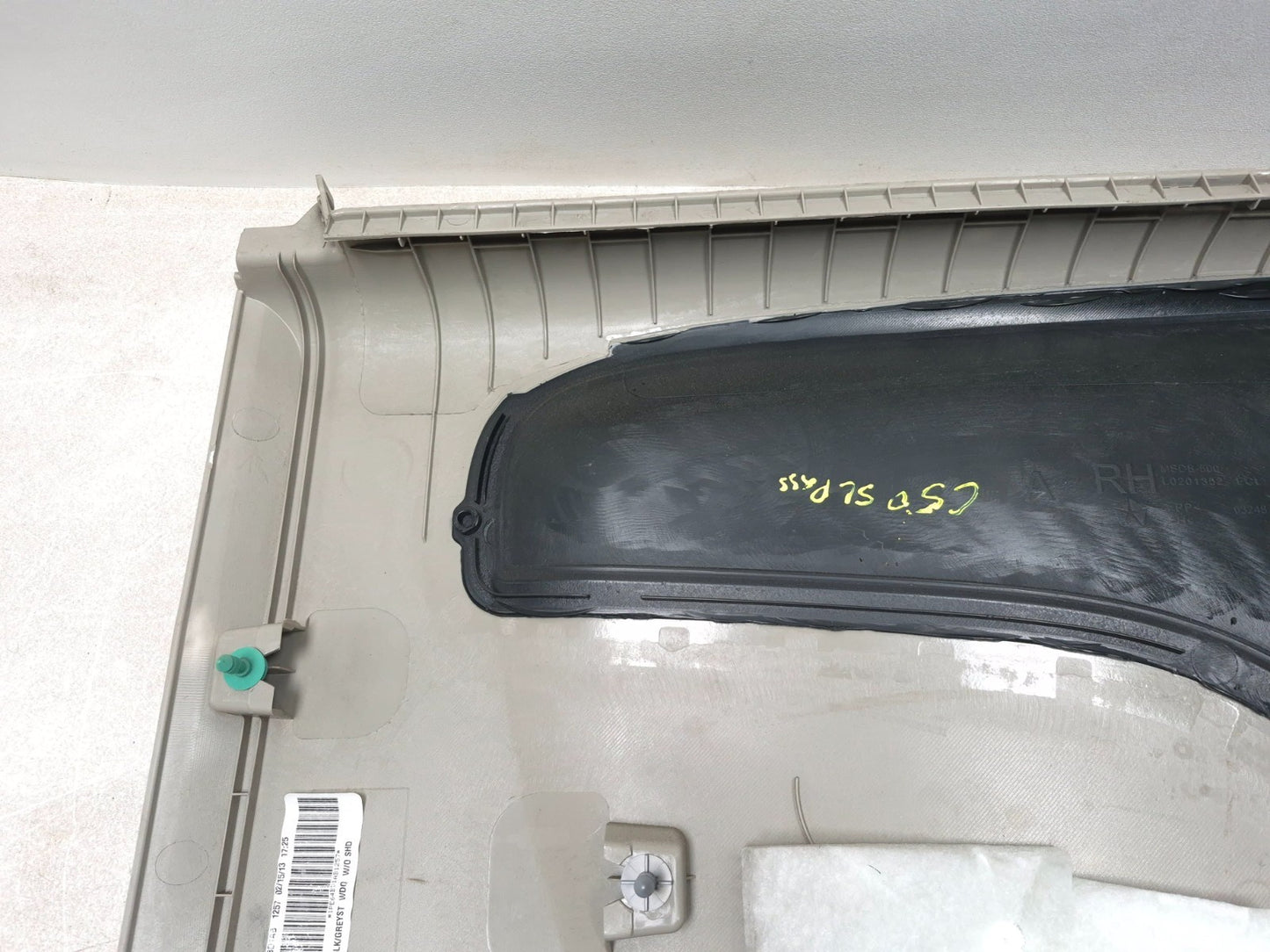 2013 Dodge Grand Caravan Rear Sliding Door Panel Trim Passenger Side Right Oem✅