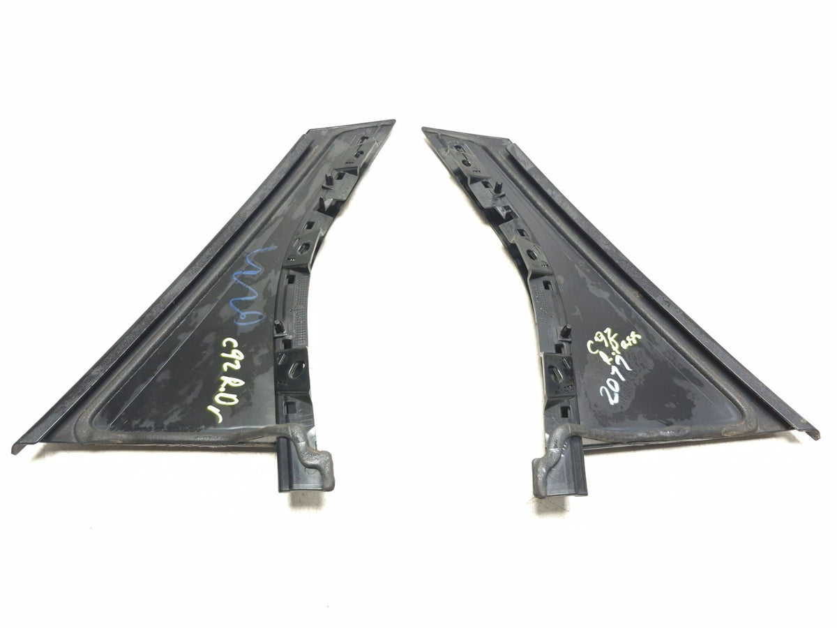2013 Ford Focus Hatchback Rear Door Applique Pillar Molding Left & Right OEM