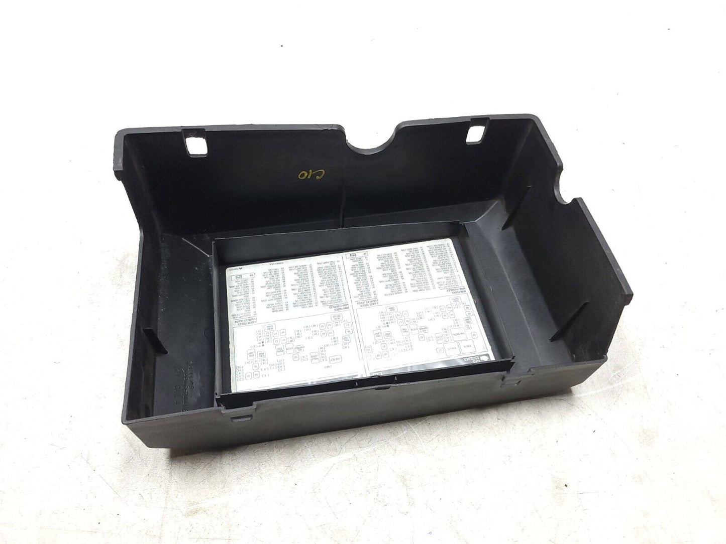 10-14 Chevrolet Suburban Fuse Box Cover Lid Bracket OEM