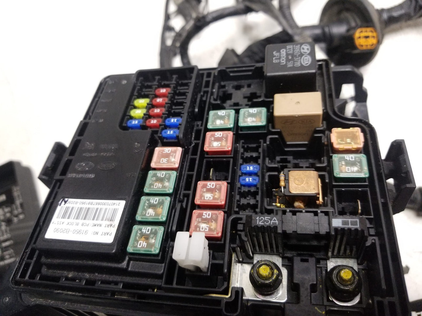 2014 - 2016 Kia Soul 1,6 L Main Wire Harness With Fuse Box OEM