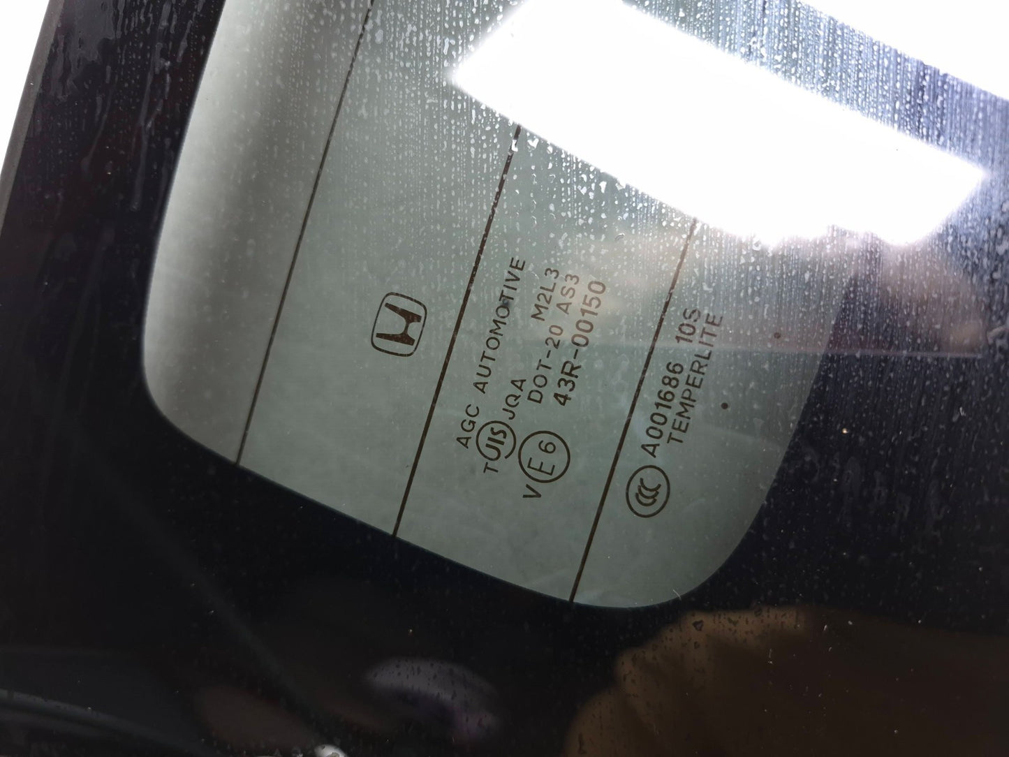 2012 Honda Cr-z Rear Tailgate Back Window Glass OEM