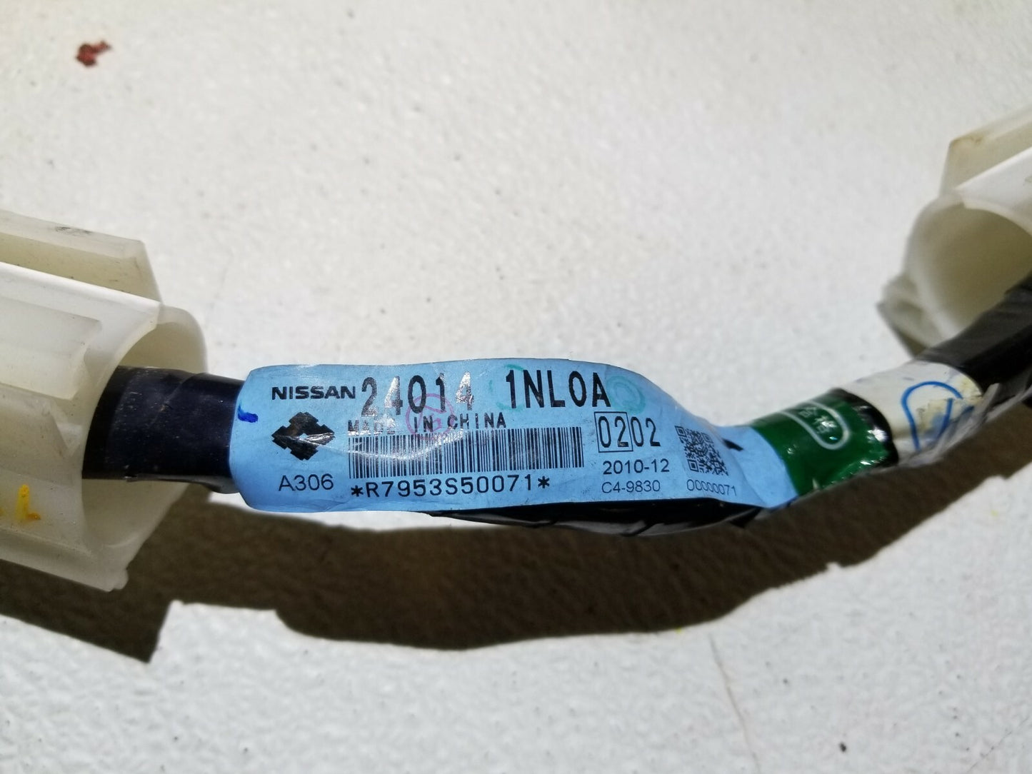 2011 Infiniti G37 Coupe Interior Wire Harness Left Driver Side OEM