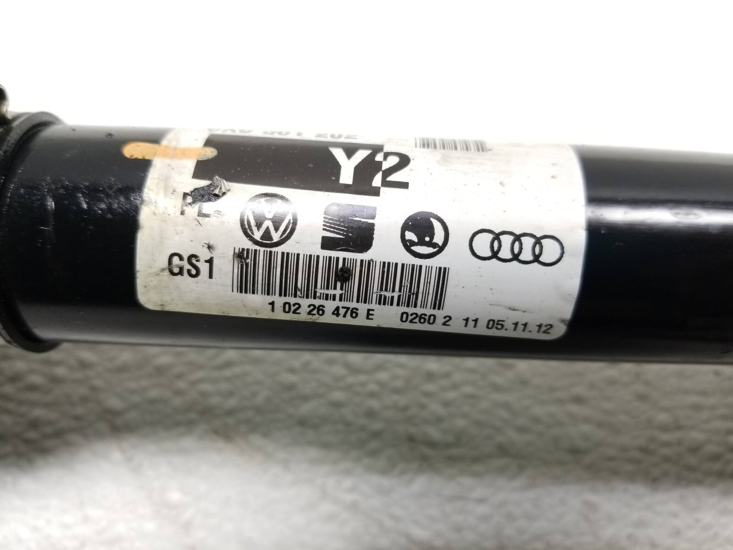 2013 2014 2015 Audi S4 Rear Axle Shaft Passenger Side Right 8k0501202 OEM