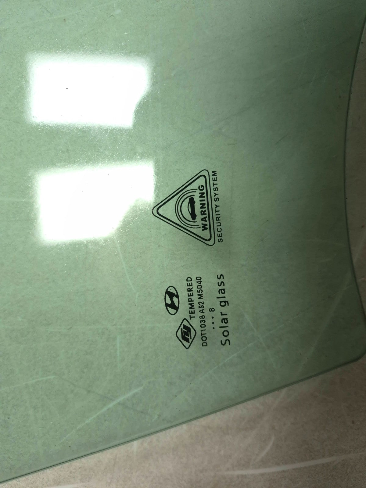 2018 Hyundai Sonata Front Passenger Door Window Glass OEM 45k Milise