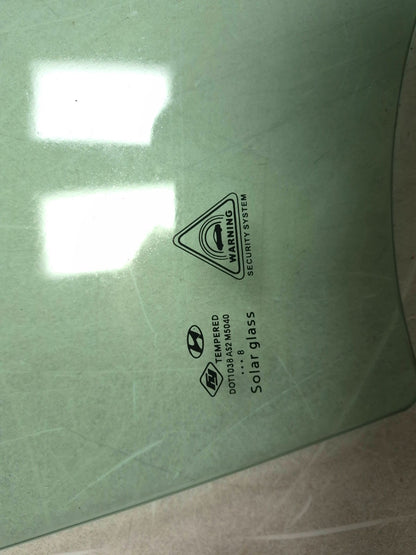 2018 Hyundai Sonata Front Passenger Door Window Glass OEM 45k Milise