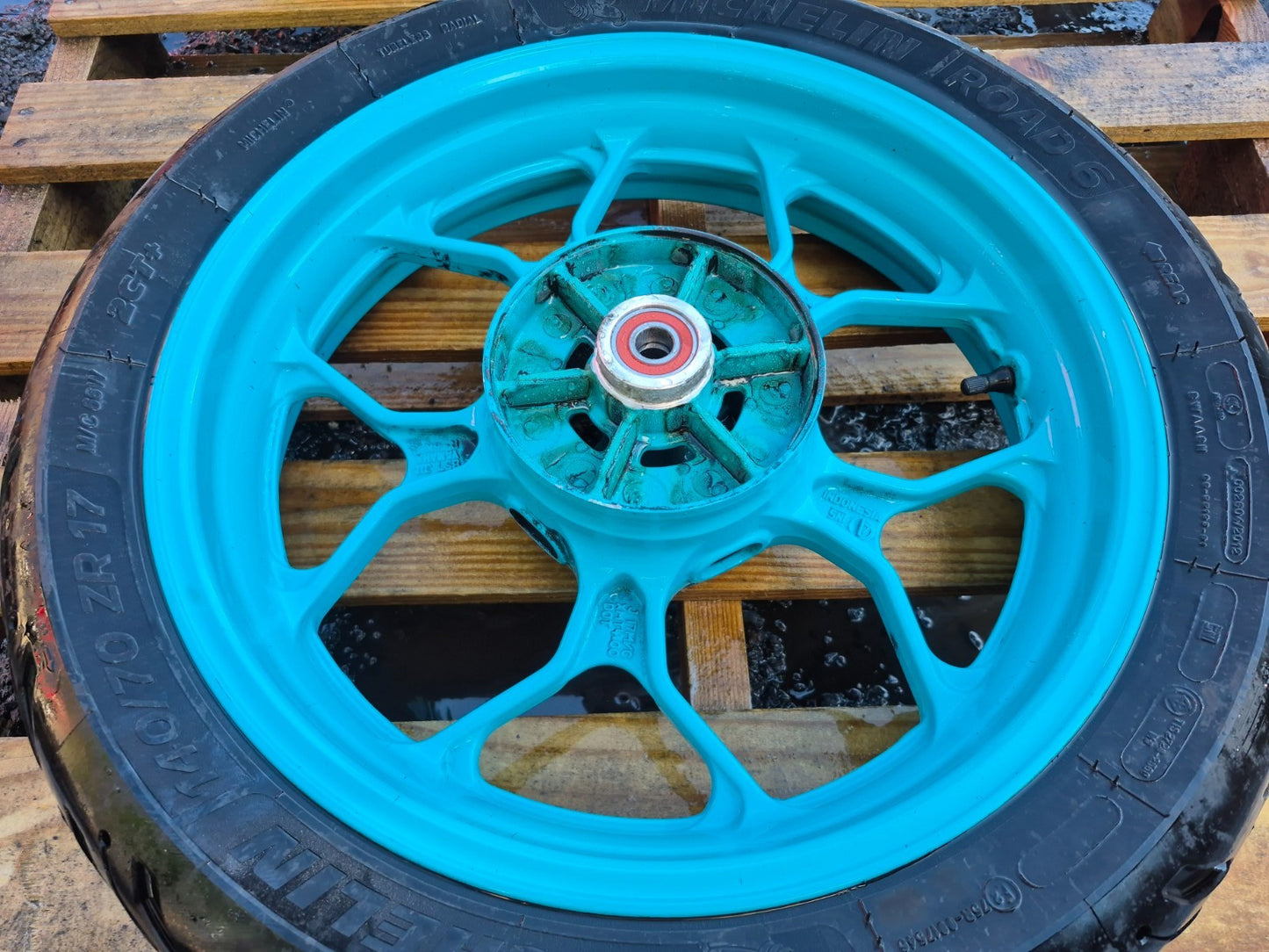 2024 Yamaha R3 Yzfr3 Wheel Rim W/tire Michelin Front & Rear Pair OEM