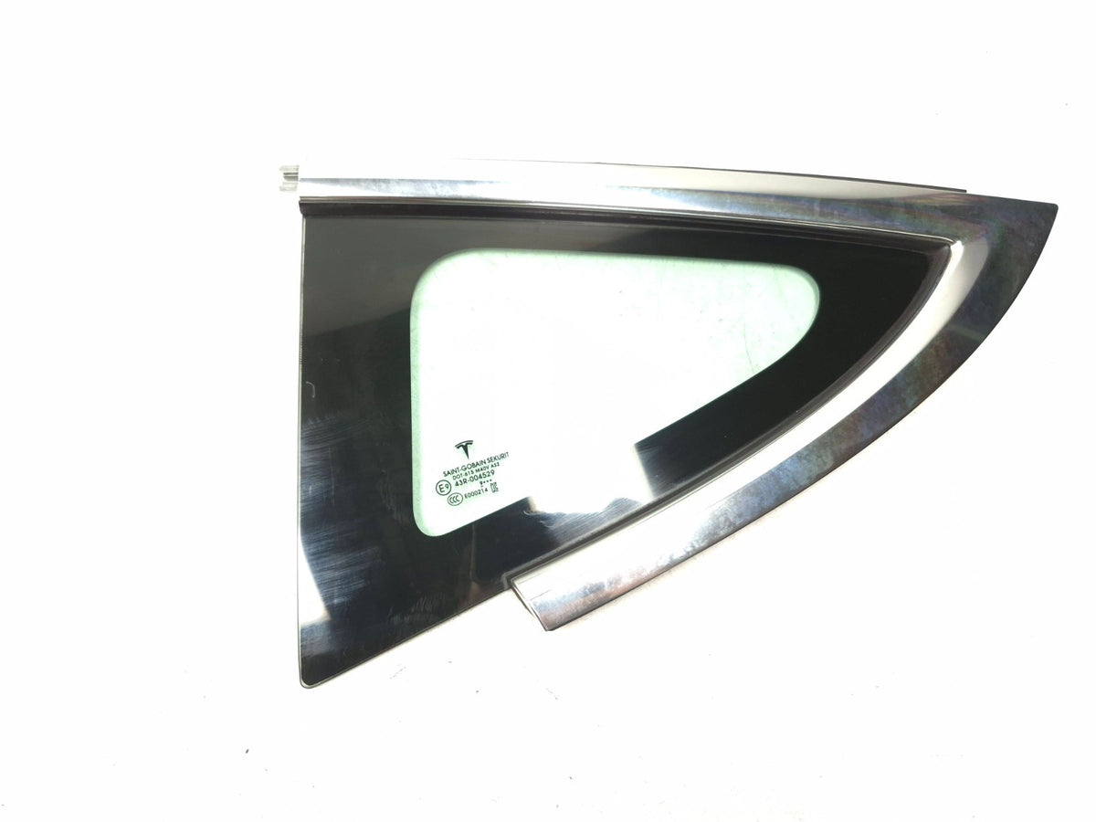 2020 Tesla Model 3 Rear Quarter Window Glass Left Driver Side OEM