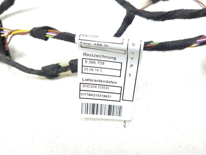 12-18 BMW 330xi F30 Door Wire Harness Rear Driver Side Left OEM ✅ 76k