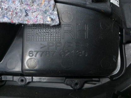 2018 Toyota Corolla Door Panel Trim Rear Passenger Side Right OEM
