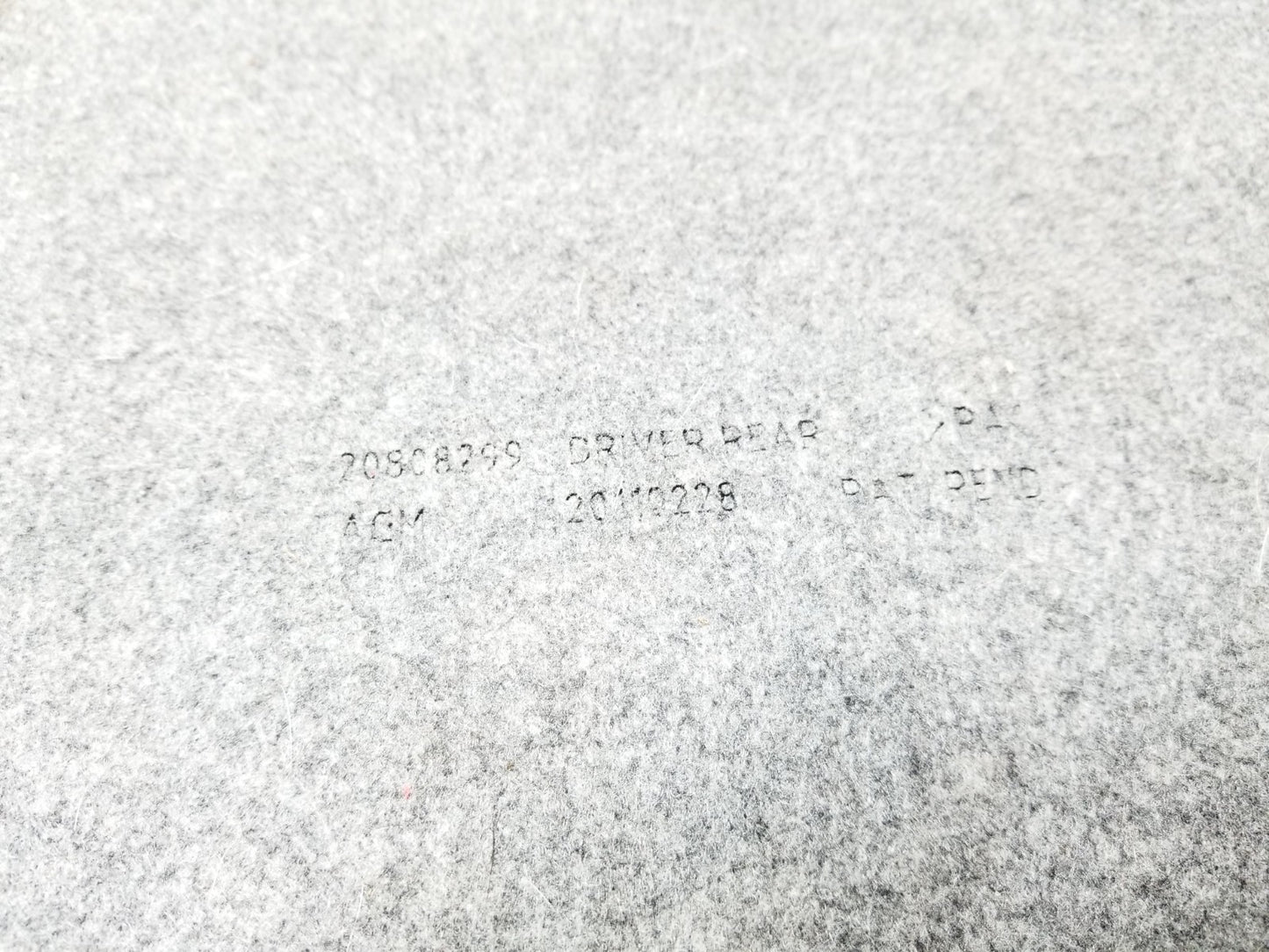 2011 - 2016 Cadillac SRX Floor Mat Carpet Front & Rear OEM