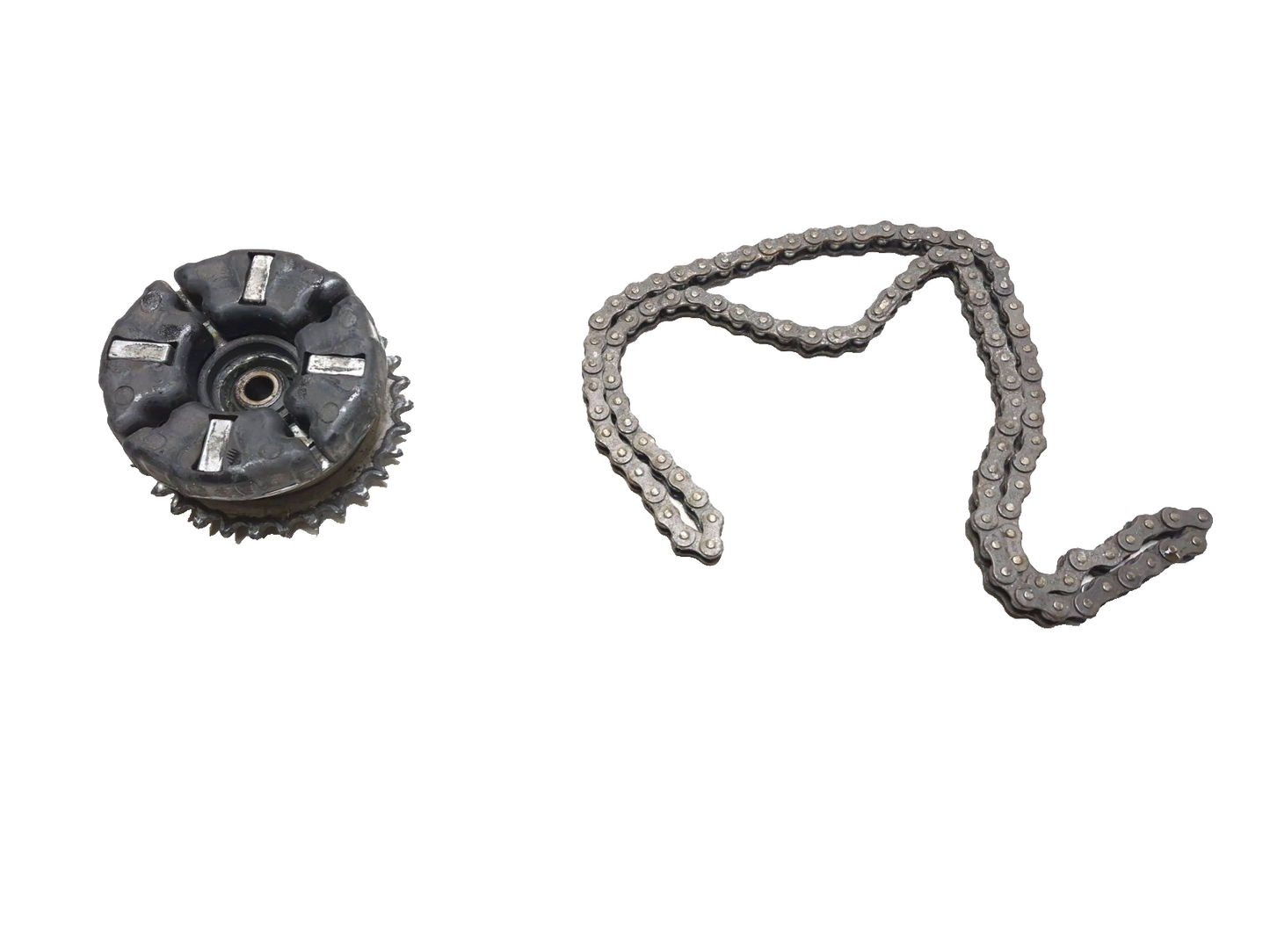 2021 Kawasaki Z125 Pro Br125j Rear Hub W/ Sprocket Assy & Drive Chain OEM