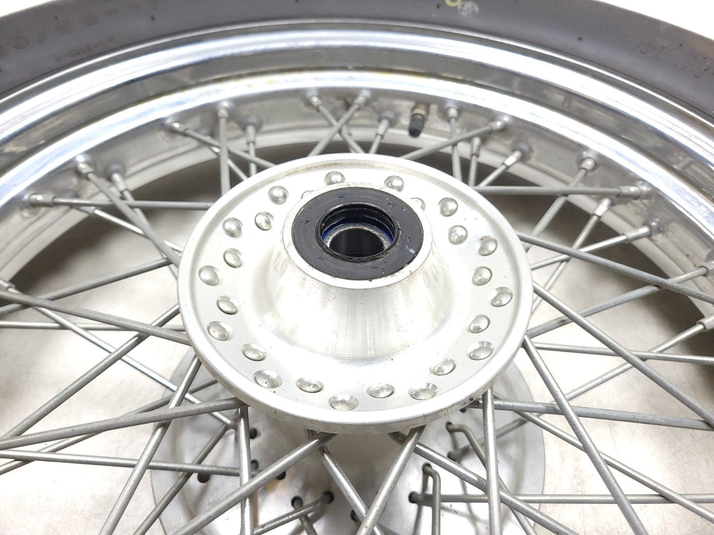 2008 Honda Shadow Vt 750ca Front & Rear Wheel Rim & Tire OEM