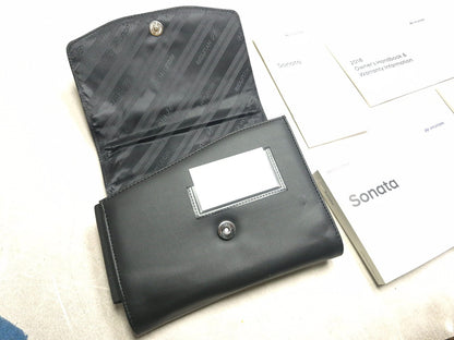 2018 Hyundai Sonata Owner's Manual Book & Case OEM