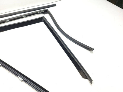 07-13 BMW E70 X5 Door Window Chanel Trim & Seal Rear Passenger Side Rh 4pcs OEM