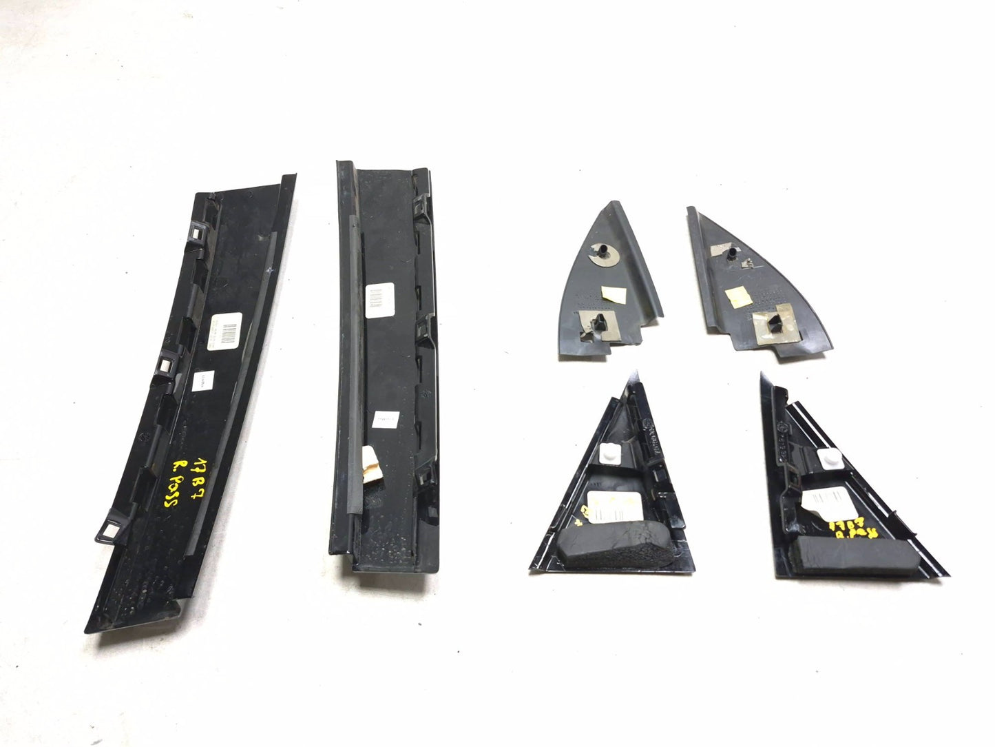 2017 Volkswagen Passat Rear Door Trim Cover Applique Left & Right OEM