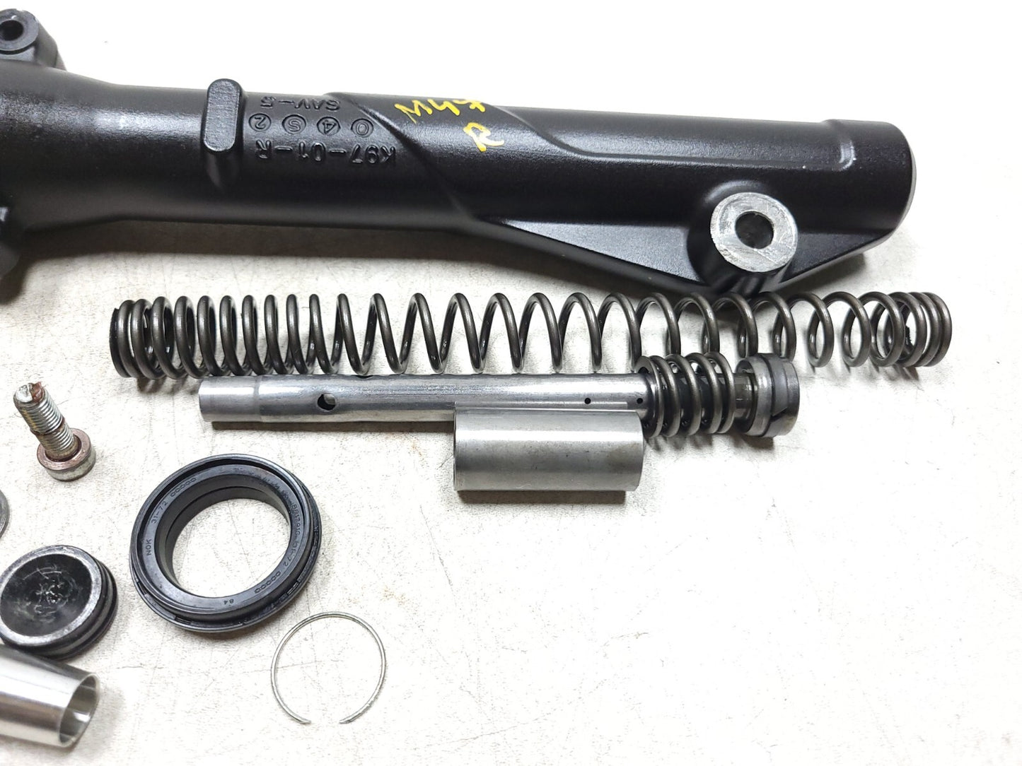 2019 - 2022 Honda Pcx150 Ww150 Front Right Fork Case Tube & Spring  OEM