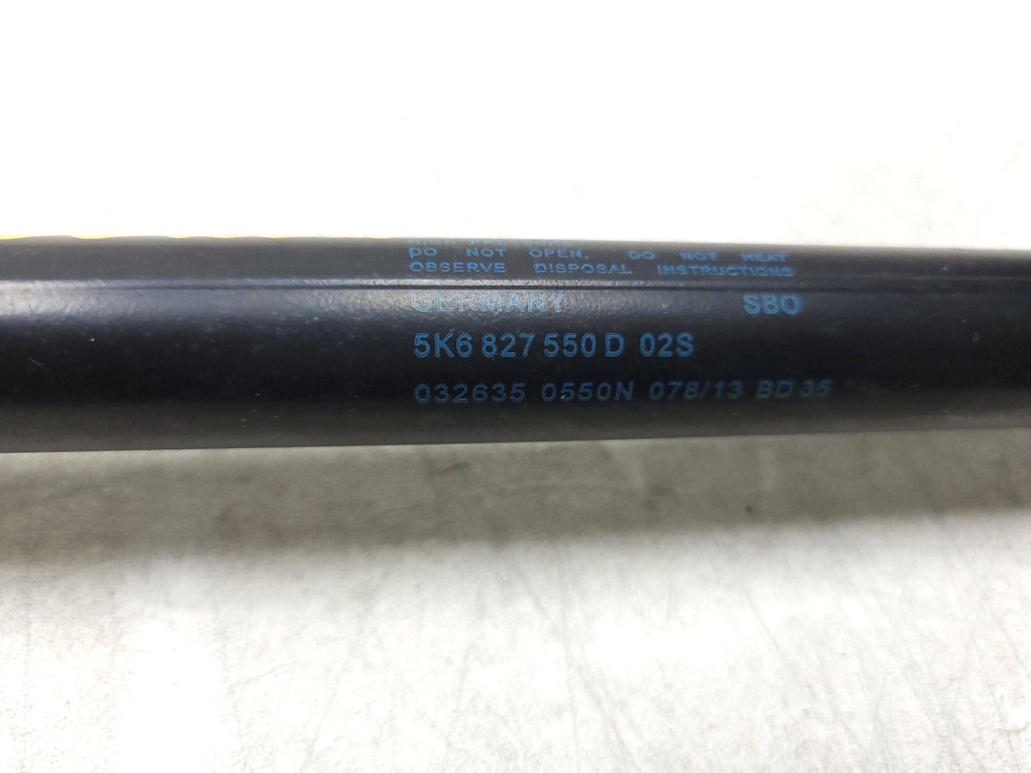 2010 - 2014 VW Golf GTI Trunk Lid Shock Strut Support Pair OEM