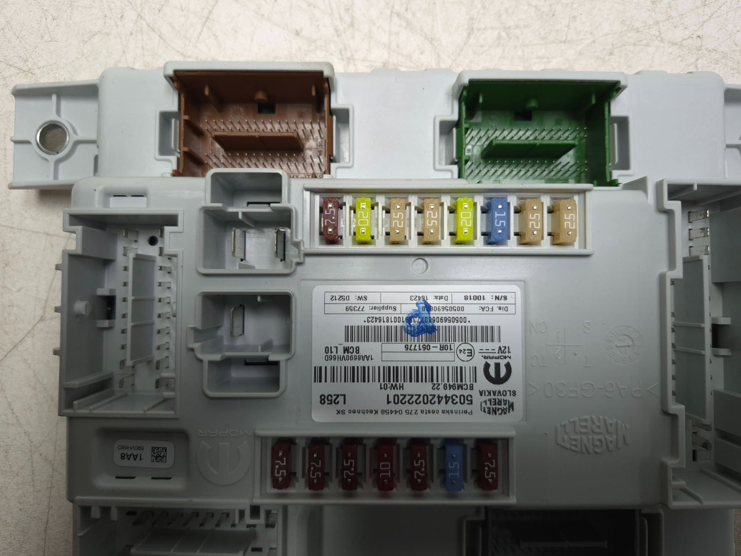 2024 Alfa Romeo Stelvio Body Control Module Bcm Fuse Box OEM