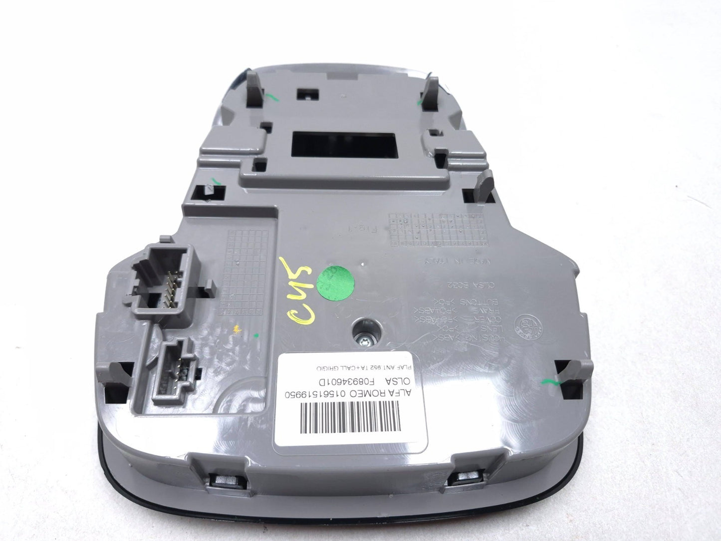 2021 Alfa Romeo Giulia Front Overhead Dome Light Console Oem✅ 78k Miles