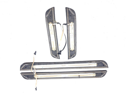 2012 Audi A7 Illuminated Door Sill Scuff Plate Light Bar Front & Rear 4 Pcs OEM