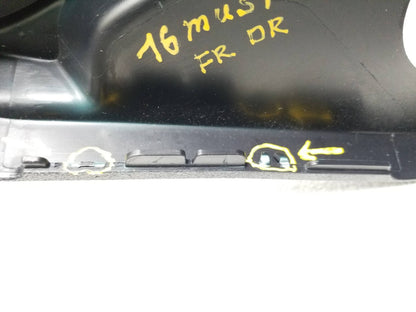 15 16 17 Ford Mustang Gt Seat Trim Cover Panel Front Driver Side Left Set OEM