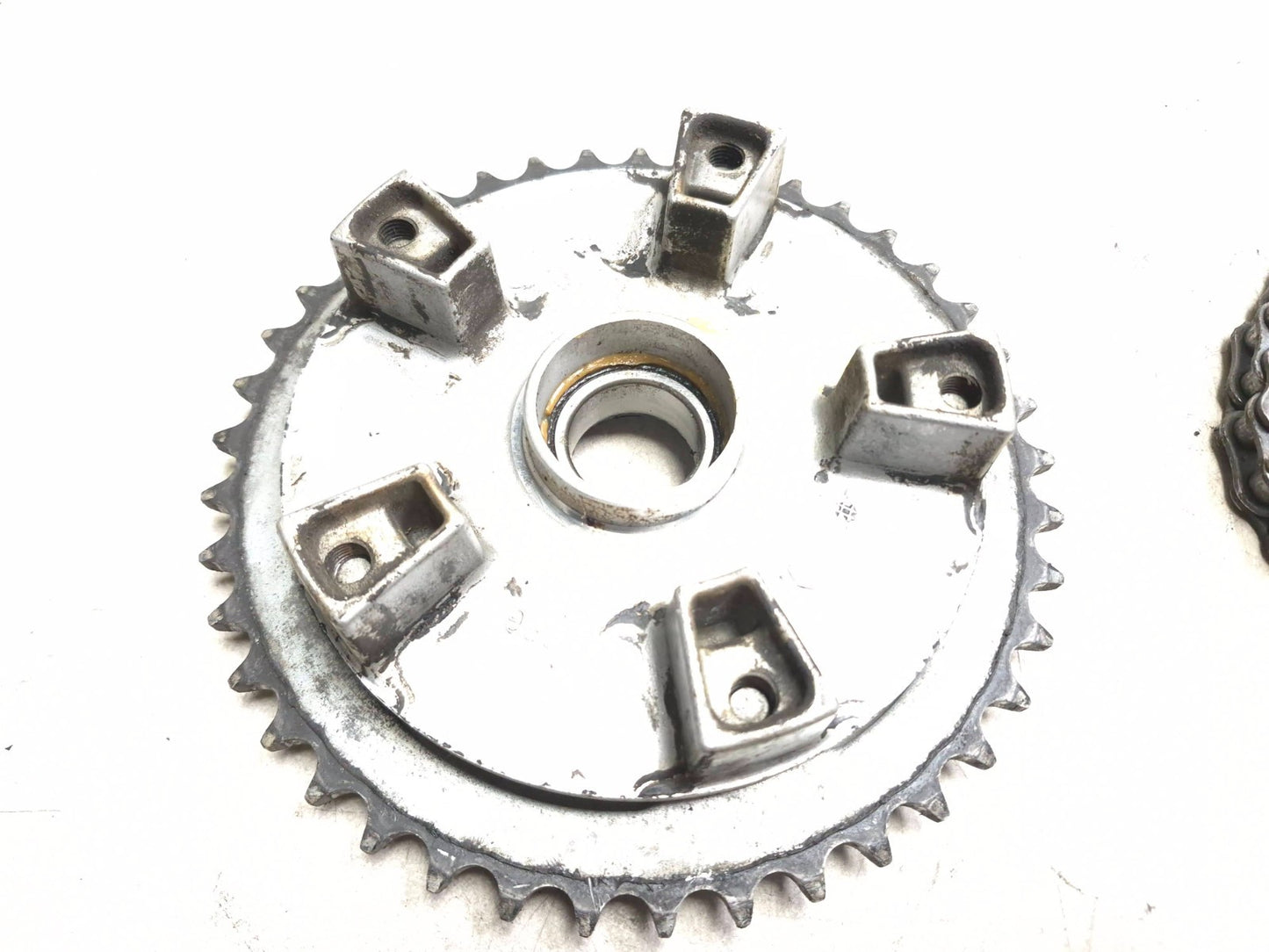 2002 Suzuki V-strom 1000 Dl1000 Rear Wheel Hub Sprocket & Chain OEM