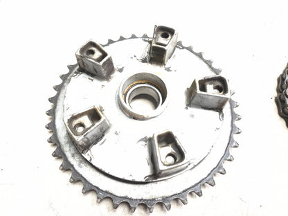 2002 Suzuki V-strom 1000 Dl1000 Rear Wheel Hub Sprocket & Chain OEM